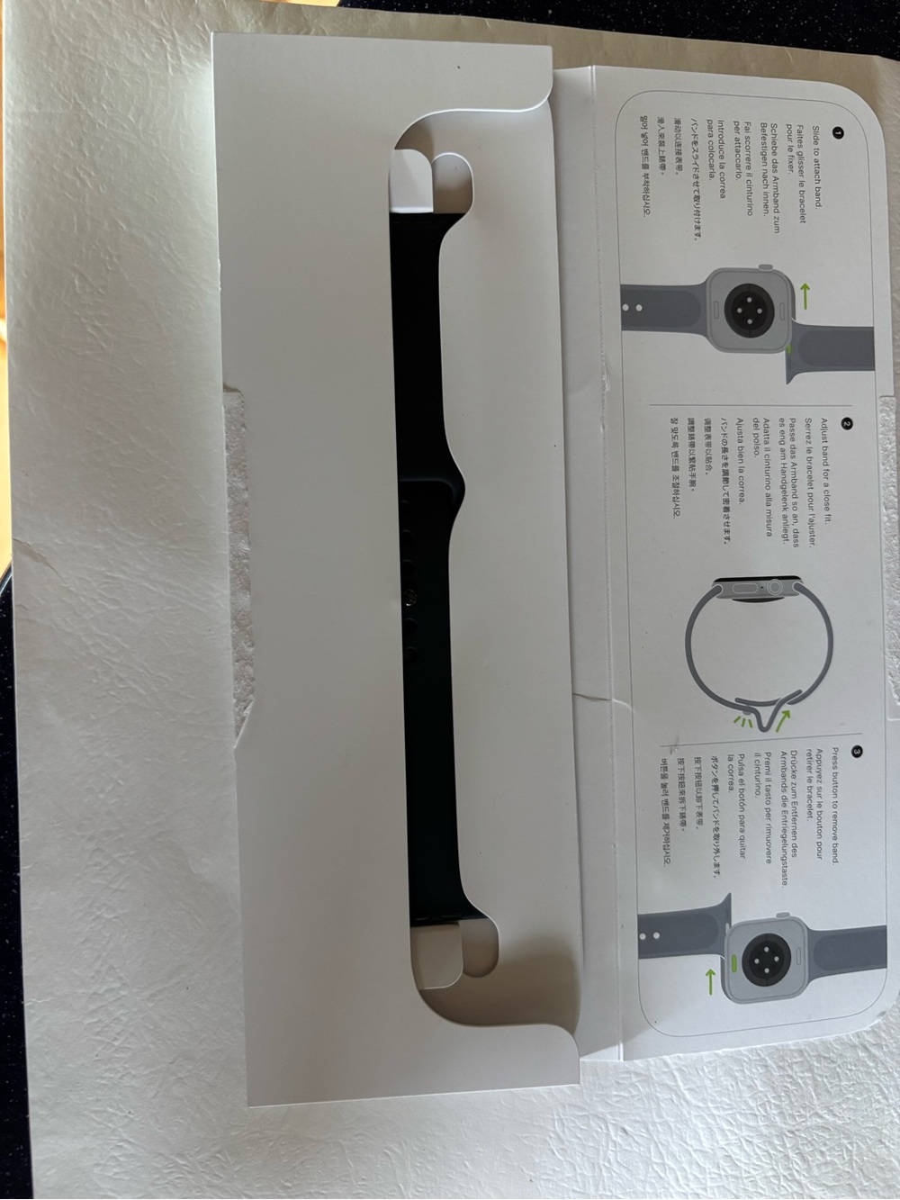Apple Black Sport Band for Apple Watch